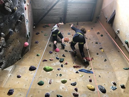 CGHS Wednesday Rock Climbing at the YMCA