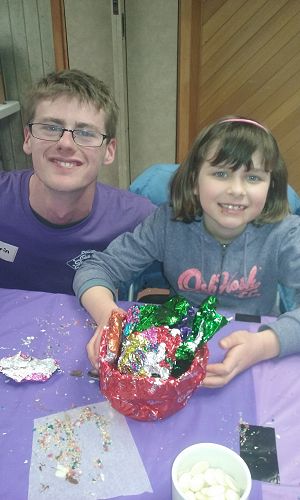 AFC Volunteer, Perrin with Islay (Choc Art partici