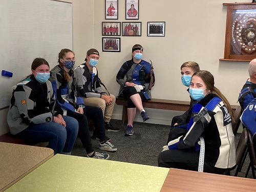 South Island Jnr Team (Charlotte is in the middle 4th from the left and Madi is the far right)