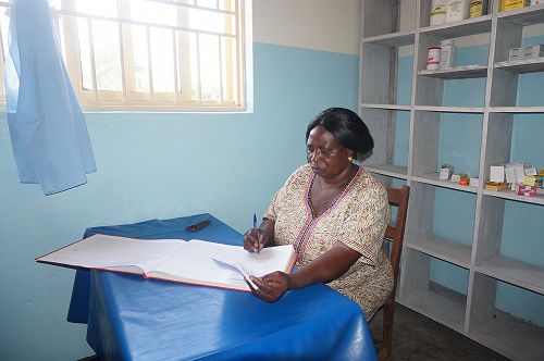 In the new dispensary. 