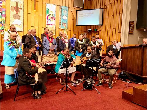Tongan Father’s Day last month at Wesley Parish.