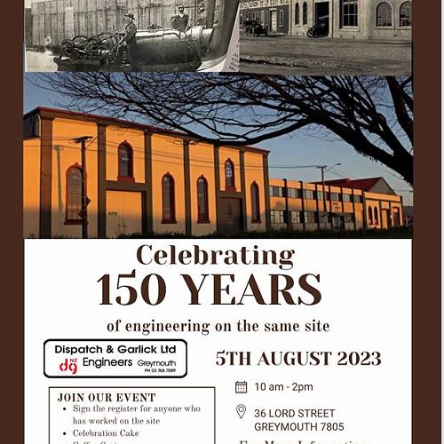 Invitation to attend 150th celebration
