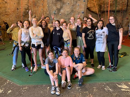 Group 2 at Clip n Climb