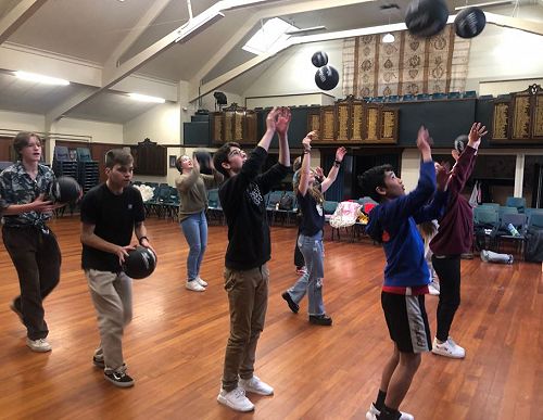 Rehearsal in progress