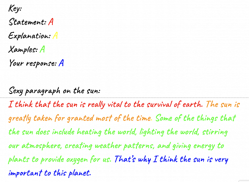 Josh's paragraph prowess