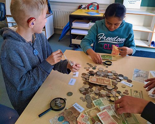 Northland Language Day, Axel Crossley-Coe and Reikura Rikihana money