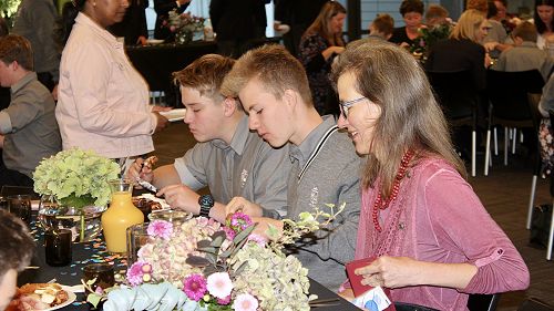 Mother and Son Breakfast