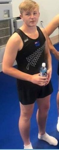 Reegan Laidlaw - representing NZ trampolining
