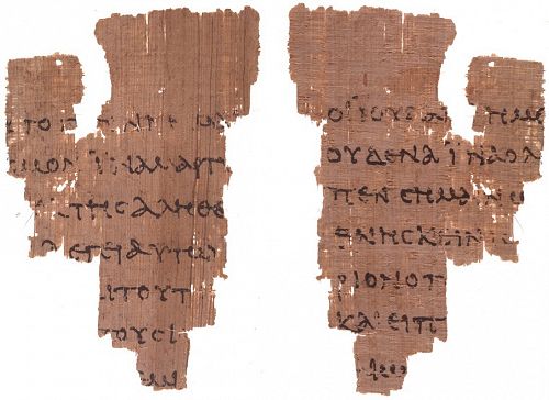 Fragment of John's Gospel