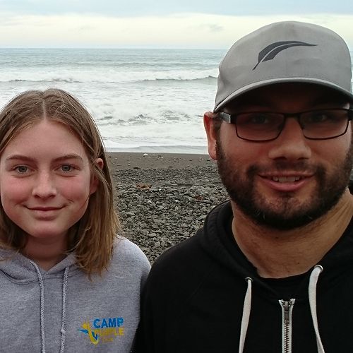 Donovan with his sister, Elliot Neill.