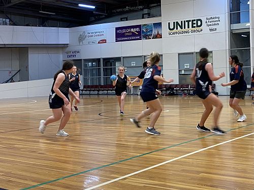 Taylah Ruxton on the run 