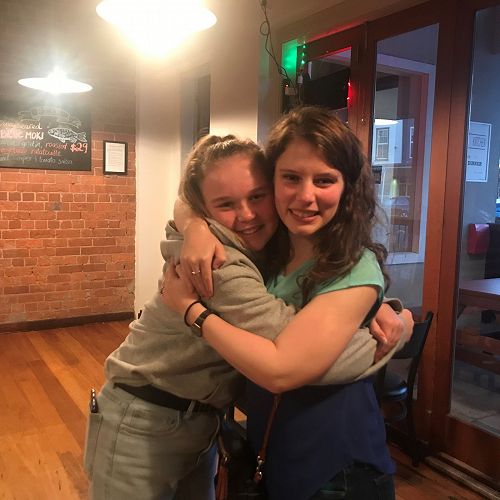 Nicole Thornton and Allyson Bain