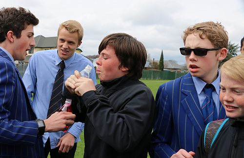 Fizzy Drink relay challange