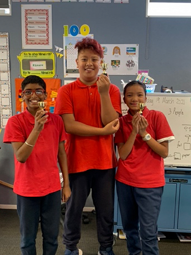 Our 3 Trophy Winners from our America’s Cup Race