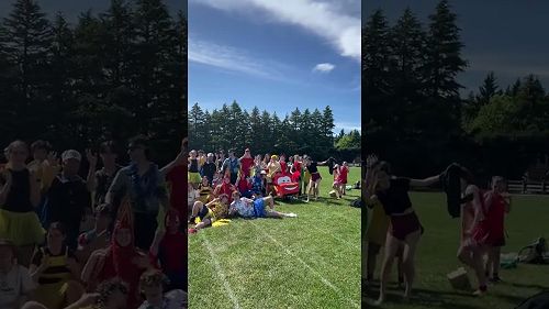 Video: Yr 13 leavers waving goodbye