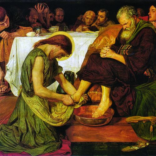 Jesus Washes Peter's Feet (1852-56)