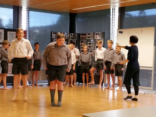 RNZB visit term #2 - with the Year 7 Drama class