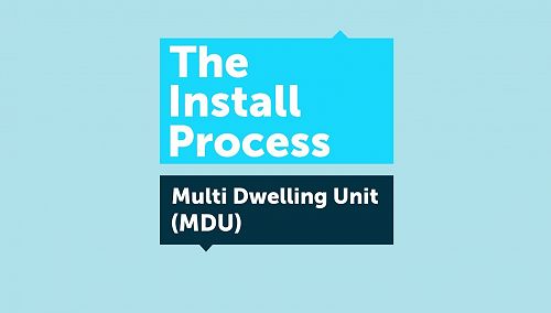 Video: The install process – for multi-dwelling units