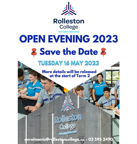 Rolleston College Open Day 2023