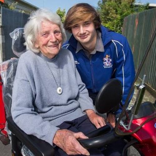 Shirley Junter and Jack Dockrill