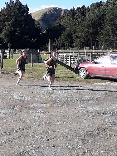 L-R Lilly Kemp and Lily Gifford