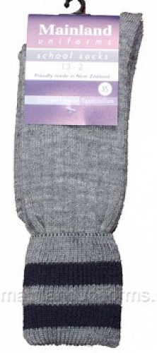 Boys long grey socks