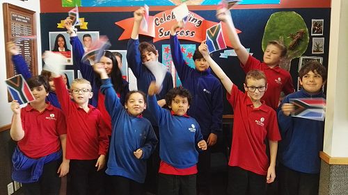 Our South African Learners Celebrate the World Cup Rugby Win