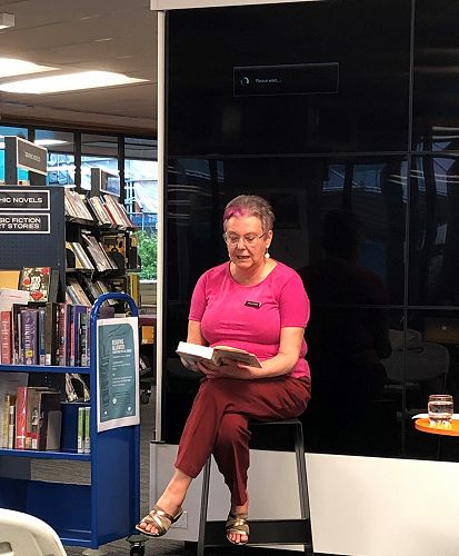 Lorraine Johnston reading from A Study in Scarlet by Sir Arthur Conan Doyle, Feb 9 2022.