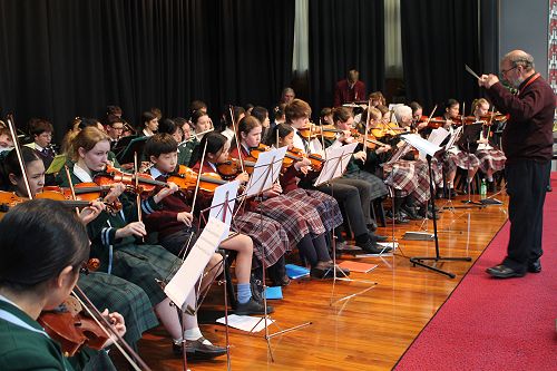 Rehearsal of items for Music Exchange