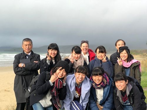 Hibiya High School visit