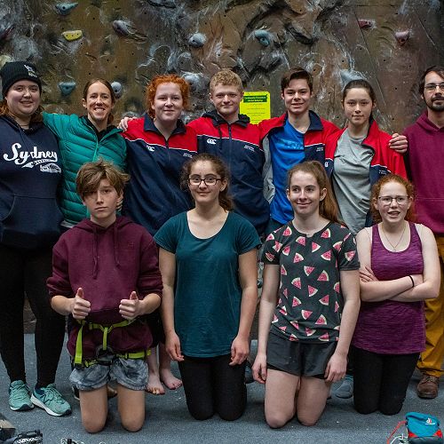 RHS Junior and Senior Climbers