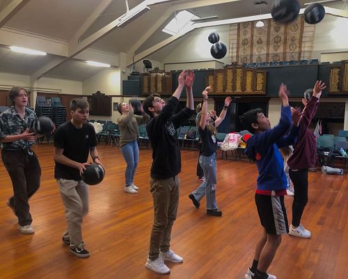 Rehearsal in progress