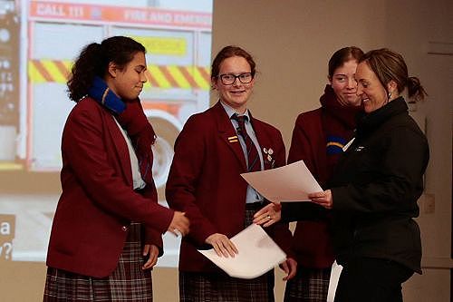 Receiving recognition for service