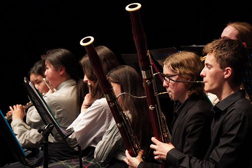 Junior Concert Band at the Aurora Festival