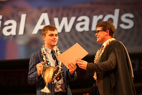 THE MURRAY AYNSLEY CUP AND THE DEAN WALLACE SCHOLARSHIP FOR GENERAL EXCELLENCE SCHOLARSHIP = $500.00 - William Topham