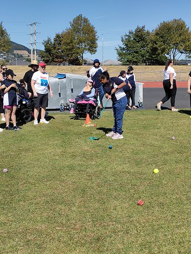 Ann Mary Bino at the Special Olympics