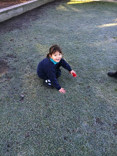 The frost biting at Jessica's fingers