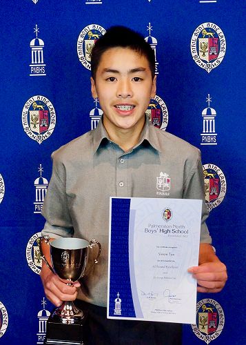 Year 9 Trophy Winners 2021