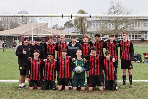 The HBHS Senior Development team 2022 - winners of the Waikato Second Division Competition.