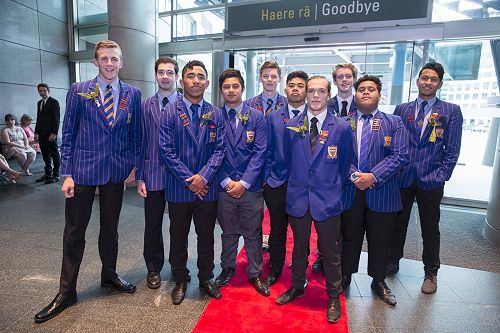 Tribal arriving at Te Papa