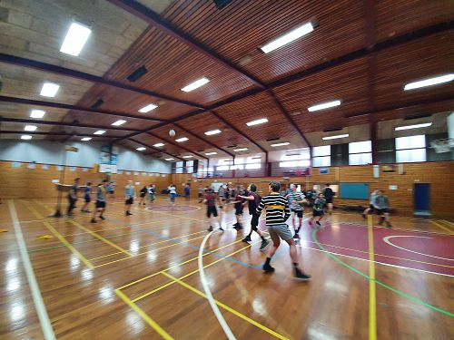 Students taking part in cultural diversity week.