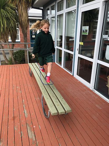 Bernice and her friends were 'walking the plank' with the Fit Kit.