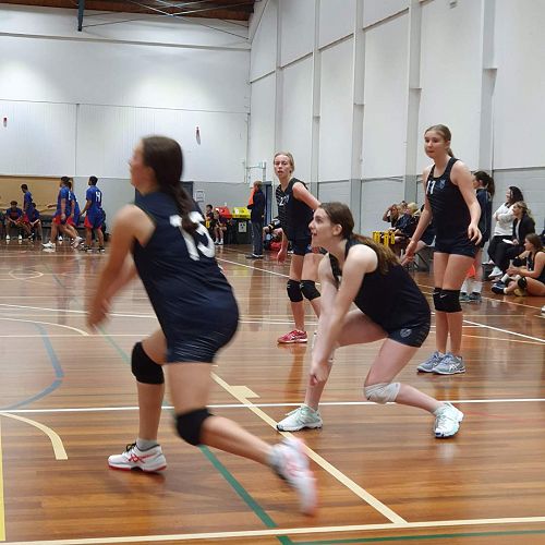 Junior team in action