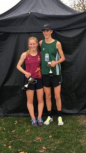 Cameron Clark 13WUP pictured with his trophy for winning the Canterbury Road Race.