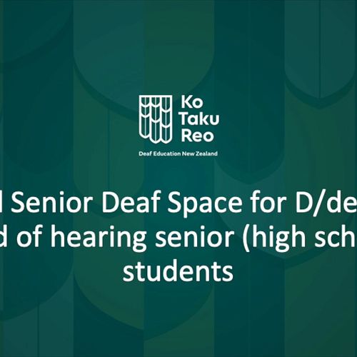 Video: Virtual Deaf Space