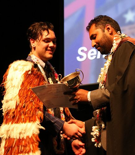 YEAR 13 MICHAEL BENDALL CUP - For Best Academic Performance by a Maori Student - Anaru Shadbolt