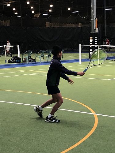 Bilal Ahmad impresses on court