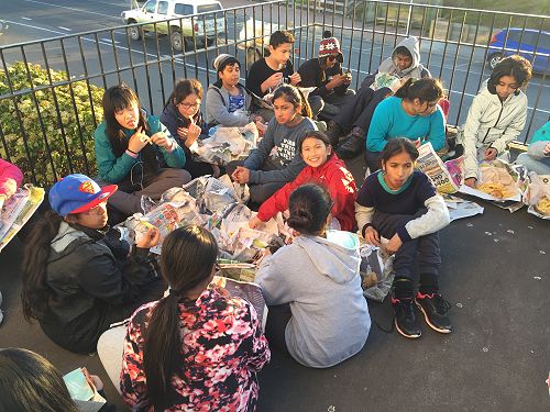 Fish and chips on the way home.  