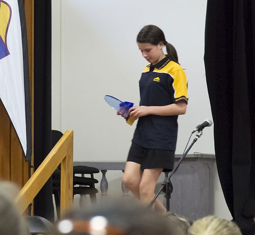 Rebecca was awarded the Kapahaka Trophy