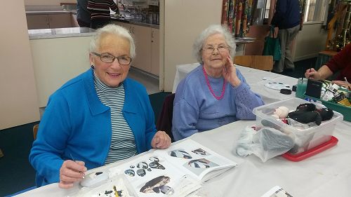 Pat Hunter and Pat Johnston